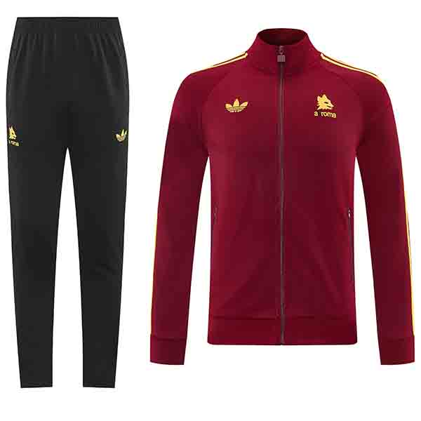 AS Roma jacket  mens maroon training tracksuit 2026-2027